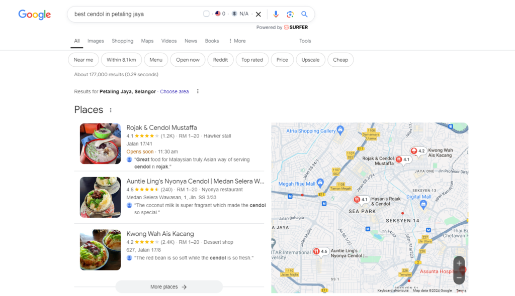 Best Chendul In Petaling Jaya