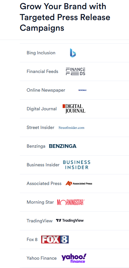 Campaigns on press release