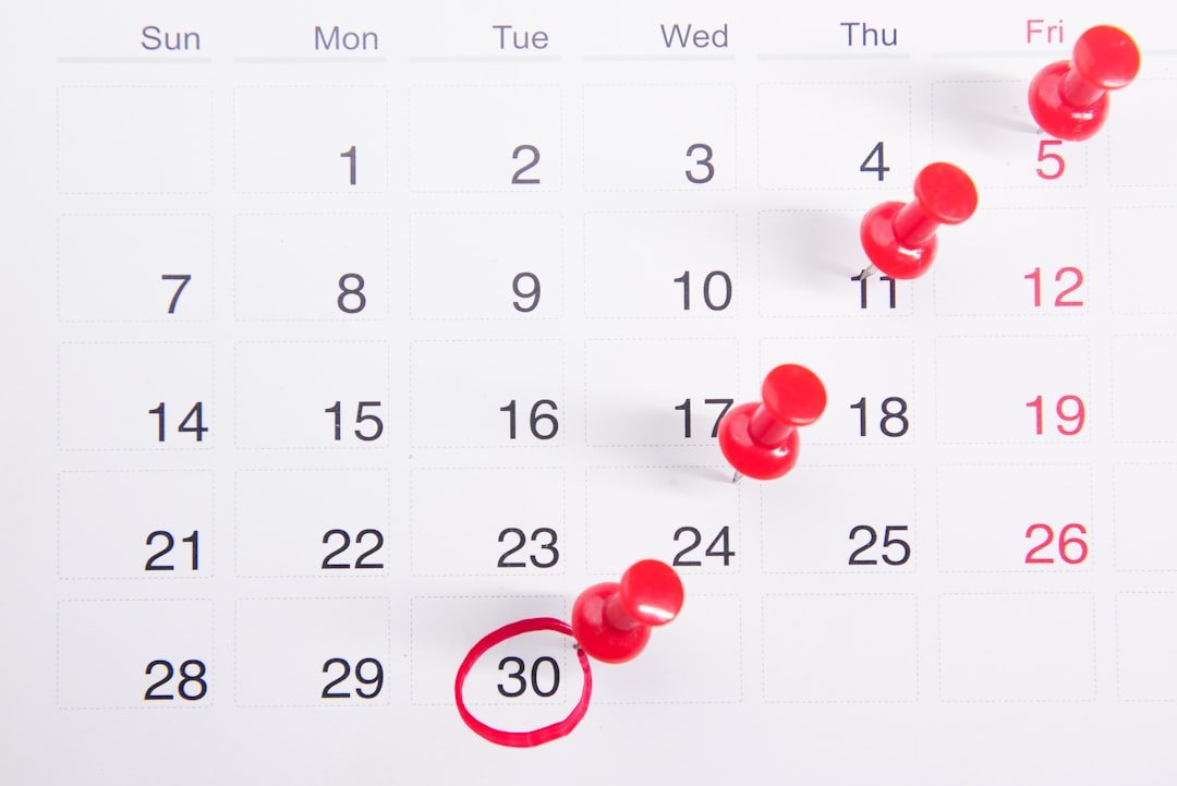 Photo Booking Calender