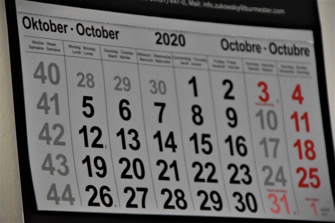 Photo Wordpress calender